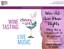 Tablet Screenshot of cheerstoart.com